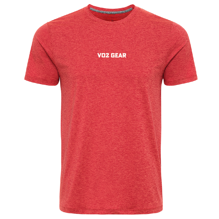 Minimalist Heathered T-Shirt - Red