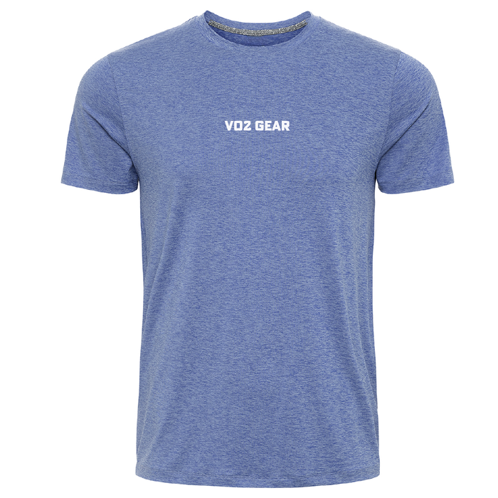 Minimalist Heathered T-Shirt - Light Blue